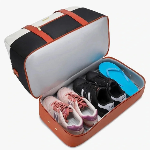 🌺Weekender Travel Women Duffle Bags: Large Duffel Overnight Bag - Picture 6 of 9